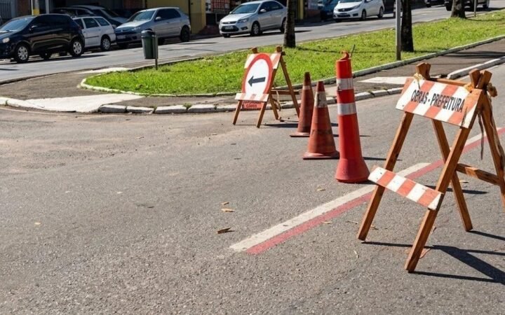 Avenida Rebouças tem interdição parcial para implantação e sinalização de lombada em Sumaré